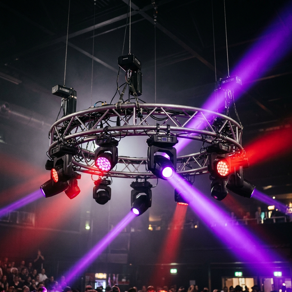 Iluminación de evento A74